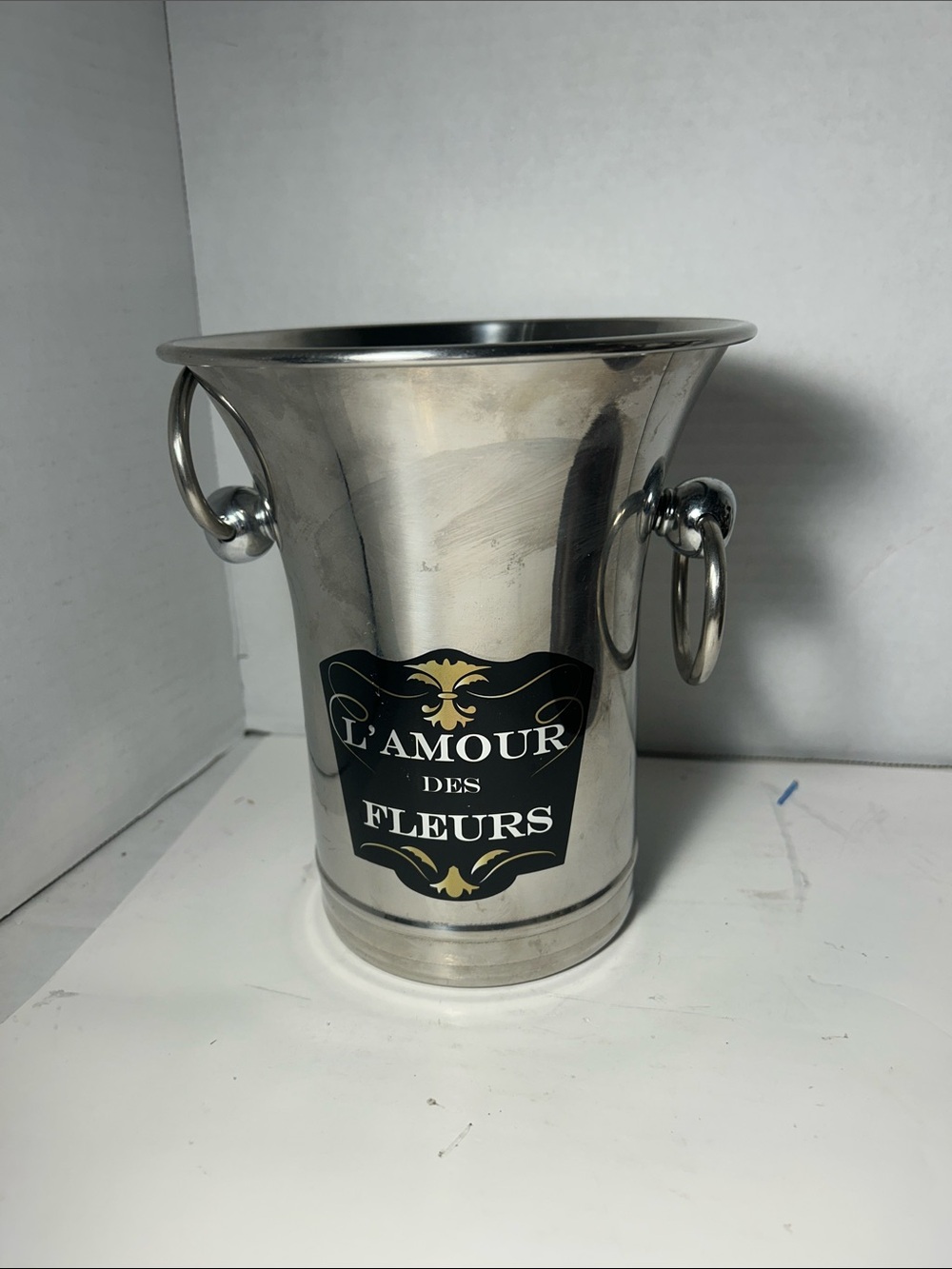 Silver Champagne/Wine Cooler 7 1/2 inch